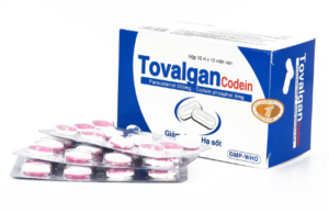 TOVALGAN CODEIN (Paracetamol 500mg + Codein phosphat 8mg) Hộp 10 vỉ x 10 viên