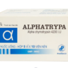 ALPHATRYPA (Chymotrypsin 4200IU) Hộp 5 vỉ Alu x 10 viên