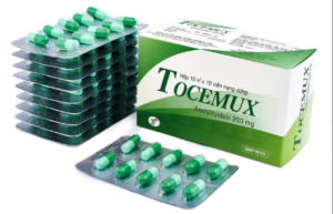 TOCEMUX (Acetylcystein 200mg) Hộp 10 vỉ x 10 viên