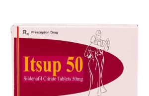 Itsup 50 (Sildenafil Citrat 50mg) Hộp 1 vỉ x 4 viên