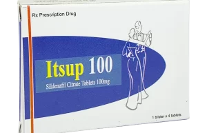 Itsup 100 (Sildenafil Citrat 100mg) Hộp 1 vỉ x 4 viên