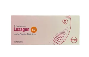 LOSAGEN 50 (Losartan kali 50mg) Hộp 3 vỉ x 10 viên