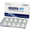 MOXIPA 400 (Moxifloxacine 400mg) Hộp 3 vỉ x 10 viên