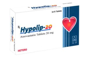 HYPOLIP-20 (Atorvastatin 20mg) Hộp 3 vỉ x 10 viên