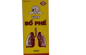 SIRO BỔ PHẾ (Mơ muối 12.5g; Bách Bột 6.25g; Mạch Môn 6.25g; Trần Bì 2.125mg; Cát Cánh 1.5g; Cam Thảo 1.375g) Chai 125ml