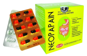 NEOPAPAIN Hộp 10 vỉ x 10 viên