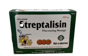 NGẬM HO STREPTALISIN (Eucalypton, menthol, đường mạch nha…) Hộp 200 viên