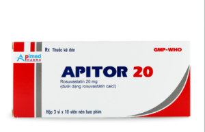 APITOR 20 (Rosuvastatin 20mg) Hộp 3 vỉ x 10 viên