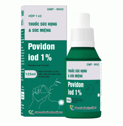 POVIDON IOD 1% (Povidon iod 1%) Chai 125ml