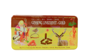GINSENG LINHZHIVIT - GOLD Hộp 12 vỉ x 5 viên