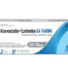 ATORVASTATIN + EZETIMIBE-5A FARMA (Atorvastatin 10mg + Ezetimibe 10mg) Hộp 3 vỉ x 10 viên