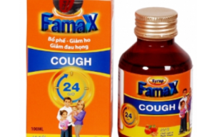 FAMAX SYRUP (Cao lá thường xuân 1000mg, dịch ép quả tắc 100mg, mật ong rừng 50mg, tinh dầu tràm 5mg, tinh dầu bạc hà 10mg, tinh dầu gừng 5mg) Lọ 100ml