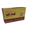 VIÊN NGẬM BỔ PHẾ (Bạch Linh 36mg, Cát cánh 68,5mg, Ma hoàng 26,5mg, Tỳ bà diệp 130mg, Ô mai 60mg, Cam thảo 25mg, Bán hạ 60mg, Bách bộ 75mg, Tang bạch bì 75mg) Hộp 3 vỉ x 10 viên