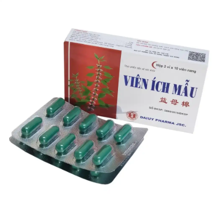VIÊN ÍCH MẪU Hộp 2 vỉ x 10 viên nang