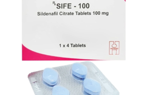 SIFE-100 (Sildenafil Citrat 100mg) Hộp 1 vỉ x 4 viên