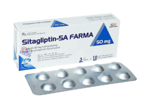 SITAGLIPTIN-5A FARMA 50mg (Sitagliptin 50mg) Hộp 3 vỉ x 10 viên