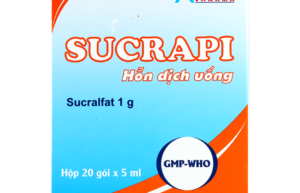 SUCRAPI (Sucralfat 1g/5ml) Hộp 20 gói x 5ml