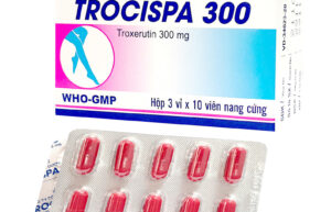 TROCISPA 300 (Troxerutin 300mg) Hộp 3 vỉ x 10 viên