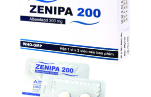 ZENIPA 200 (Albendazol 200mg) Hộp 1 vỉ x 2 viên