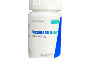 PREDNISON 5 BVP (Prednisone 5mg) Chai 500 viên