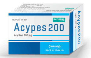 ACYPES 200 (Aciclovir 200mg) Hộp 10 vỉ x 10 viên