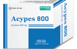 ACYPES 800 (Aciclovir 800mg) Hộp 10 vỉ x 10 viên