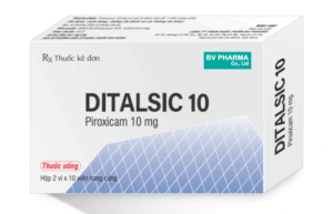 DITALSIC 10 (Piroxicam 10mg) Hộp 2 vỉ x 10 viên