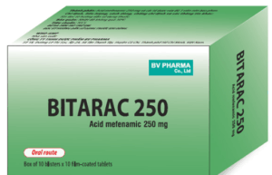 BITARAC 250 (Acid Mefenamic 250mg) Hộp 10 vỉ x 10 viên