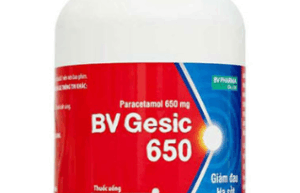 BV GESIC 650 (Paracetamol 650mg) Chai 500 viên