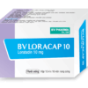 BV LORACAP 10 (Loratadin 10mg) Hộp 10 vỉ x 10 viên