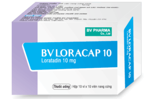 BV LORACAP 10 (Loratadin 10mg) Hộp 10 vỉ x 10 viên