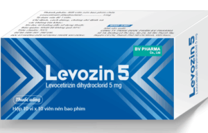 LEVOZIN 5 (Levocetirizin Dihydroclorid 5mg) Hộp 10 vỉ x 10 viên