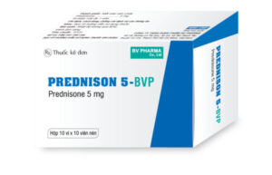PREDNISON 5 BVP (Prednisone 5mg) Hộp 10 vỉ x 10 viên
