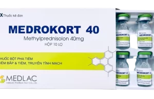 Medrokort 40 (Methylprednisolone 40mg) Hộp 10 lọ