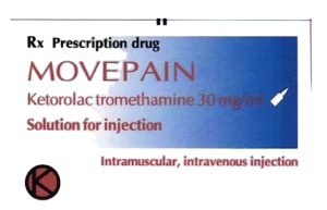 Movepain (Ketorolac 30mg/ml) Hộp 6 ống