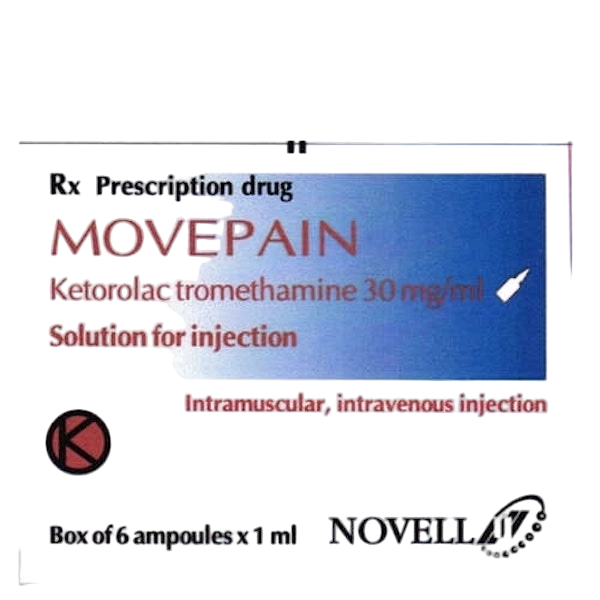 Movepain (Ketorolac 30mg/ml) Hộp 6 ống