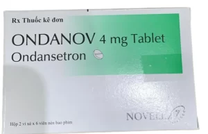 Ondanov 4 (Ondansetron 4mg) Hộp 2 vỉ x 6 viên