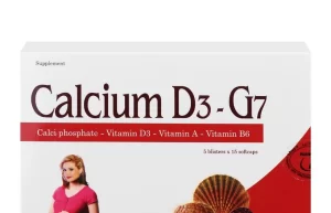 Calcium d3+g7 (Hộp 5 vỉ x 15 viên)
