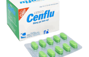 Ceteco Cenflu (Paracetamol 650mg, Loratadine 5mg, Dextromethorphan HBr 15mg) Hộp 10 vỉ x 10 viên