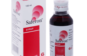 Saferon syrup (Sắt nguyên tố 50mg) Chai 100ml