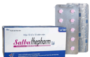 Salbu thepharm tab (Salbutamol 4mg) Hộp 10 vỉ x 10 viên