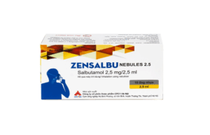 Zensalbu 2,5mg/2,5ml (Salbutamol 2.5mg/2.5ml) Hộp 10 ống