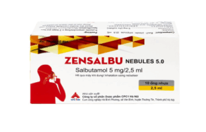 Zensalbu 5mg/2,5ml (Salbutamol 5mg/2.5ml) Hộp 10 ống