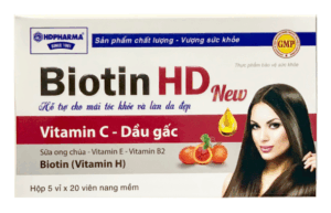 Biotin HD new (Hộp 5 vỉ x 20 viên)