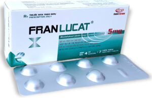 Franlucat 5 (Montelukast 5mg) Hộp 3 vỉ x 10 viên