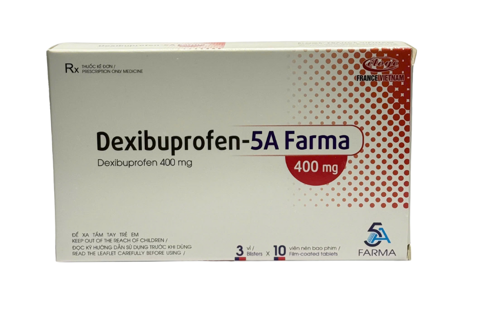 Dexibuprofen (Dexibuprofen 400mg) Hộp 3 vỉ x 10 viên