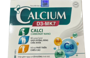 CALCIUM D3-MK7 (Hộp 10 vỉ x 10 viên)
