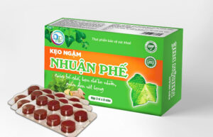 Kẹo ngậm Nhuận Phế Kingphar (Hộp 3 vỉ x 8 viên)