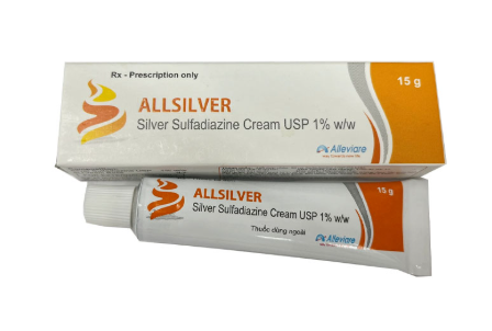 ALLSILVER (Silver Sulfadiazine 1%) Hộp 1 tuýp 15g
