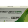 ATORVASTATIN + EZETIMIBE-5A FARMA (Atorvastatin 20mg + Ezetimibe 10mg) Hộp 3 vỉ x 10 viên